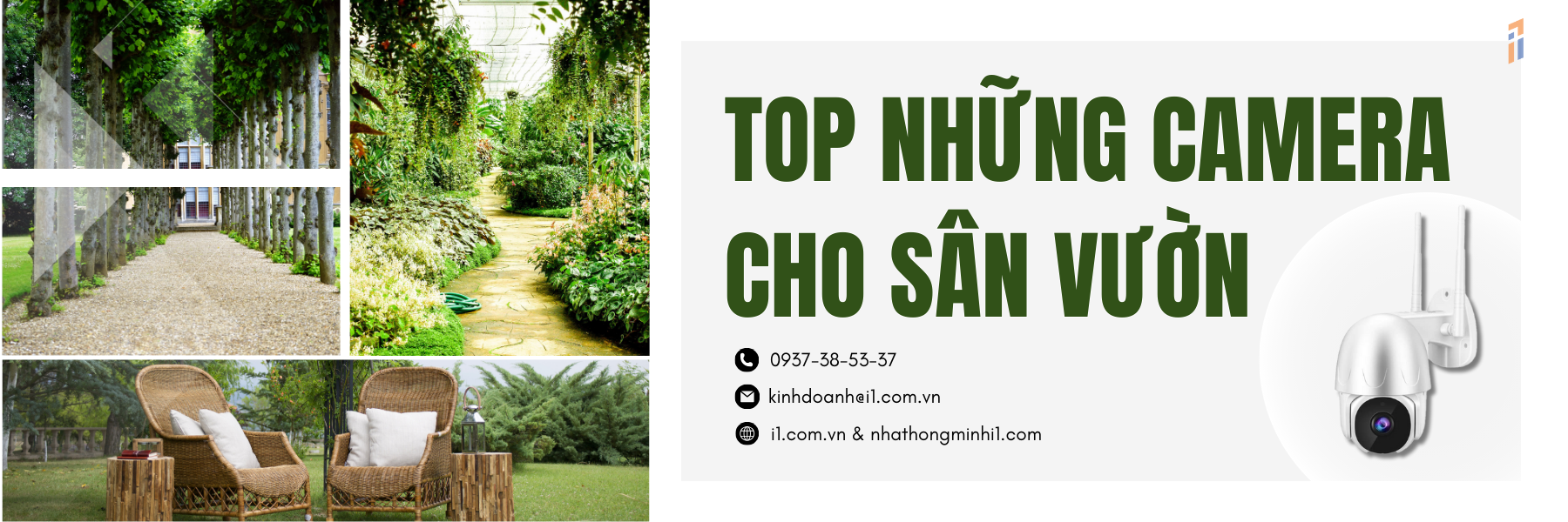 TOP NHỮNG CAMERA CHO SÂN VƯỜN