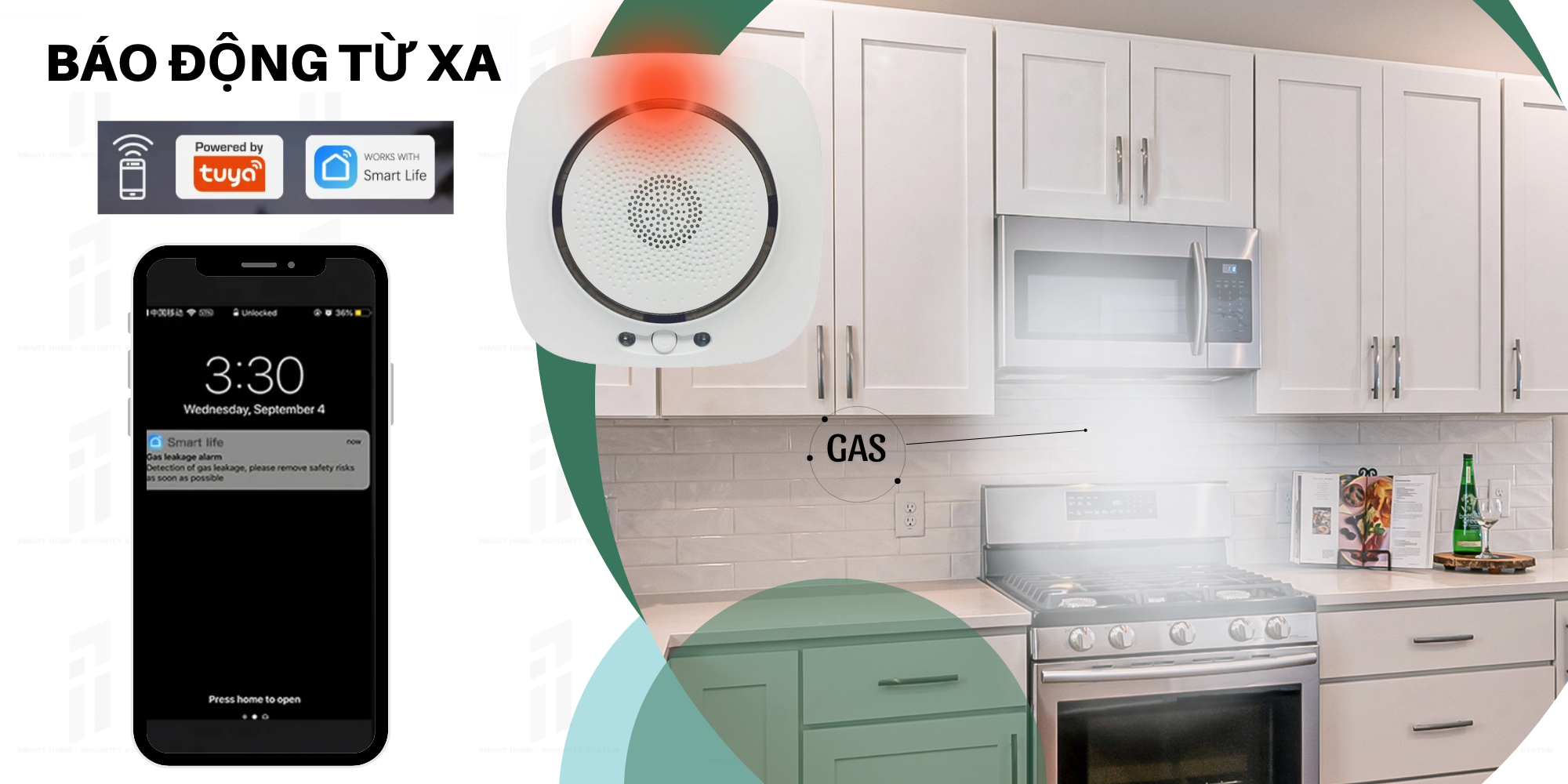 Phát hiện khí dễ cháy , sự rò rỉ khí ga
