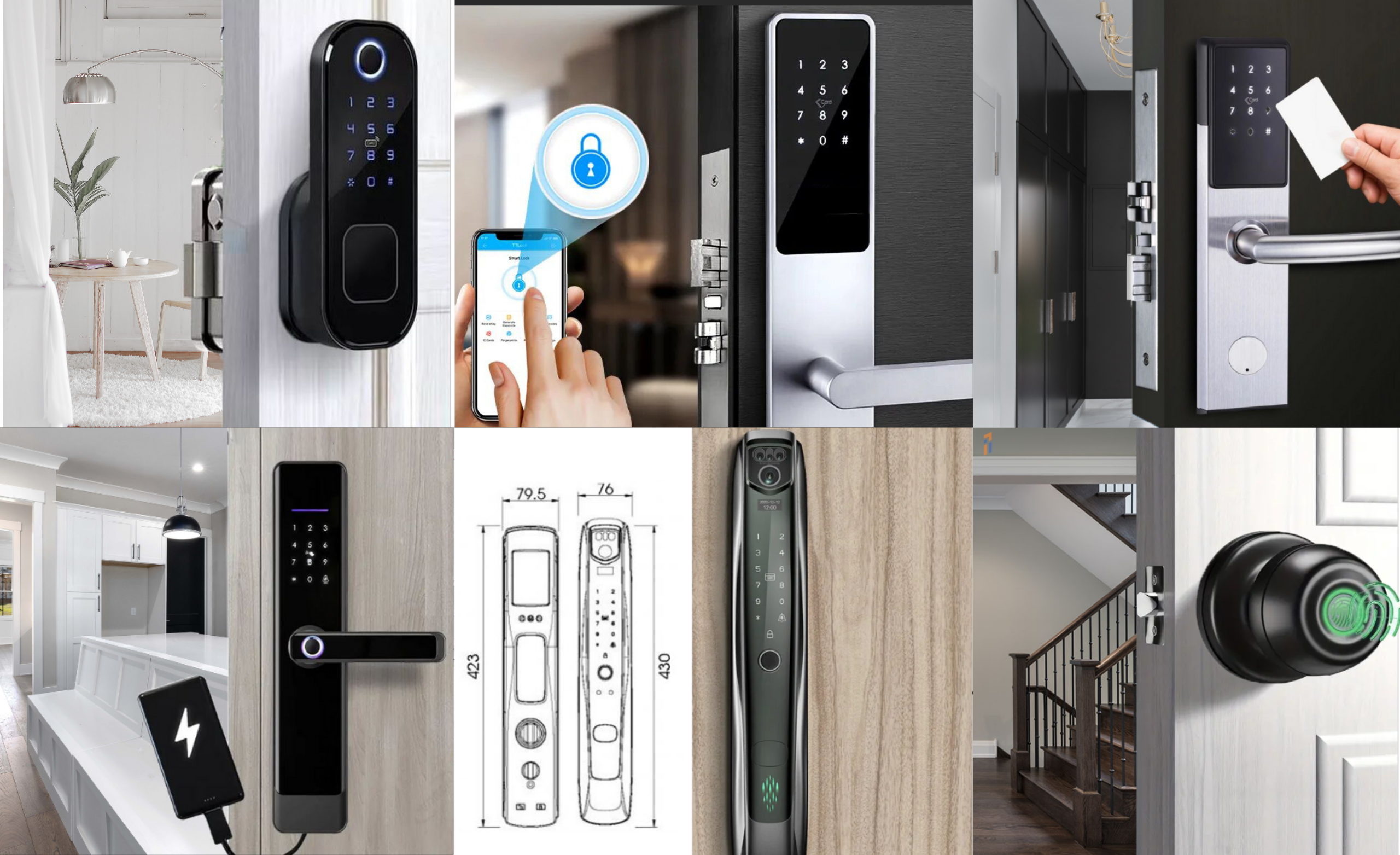 Một số khóa cửa thông minh